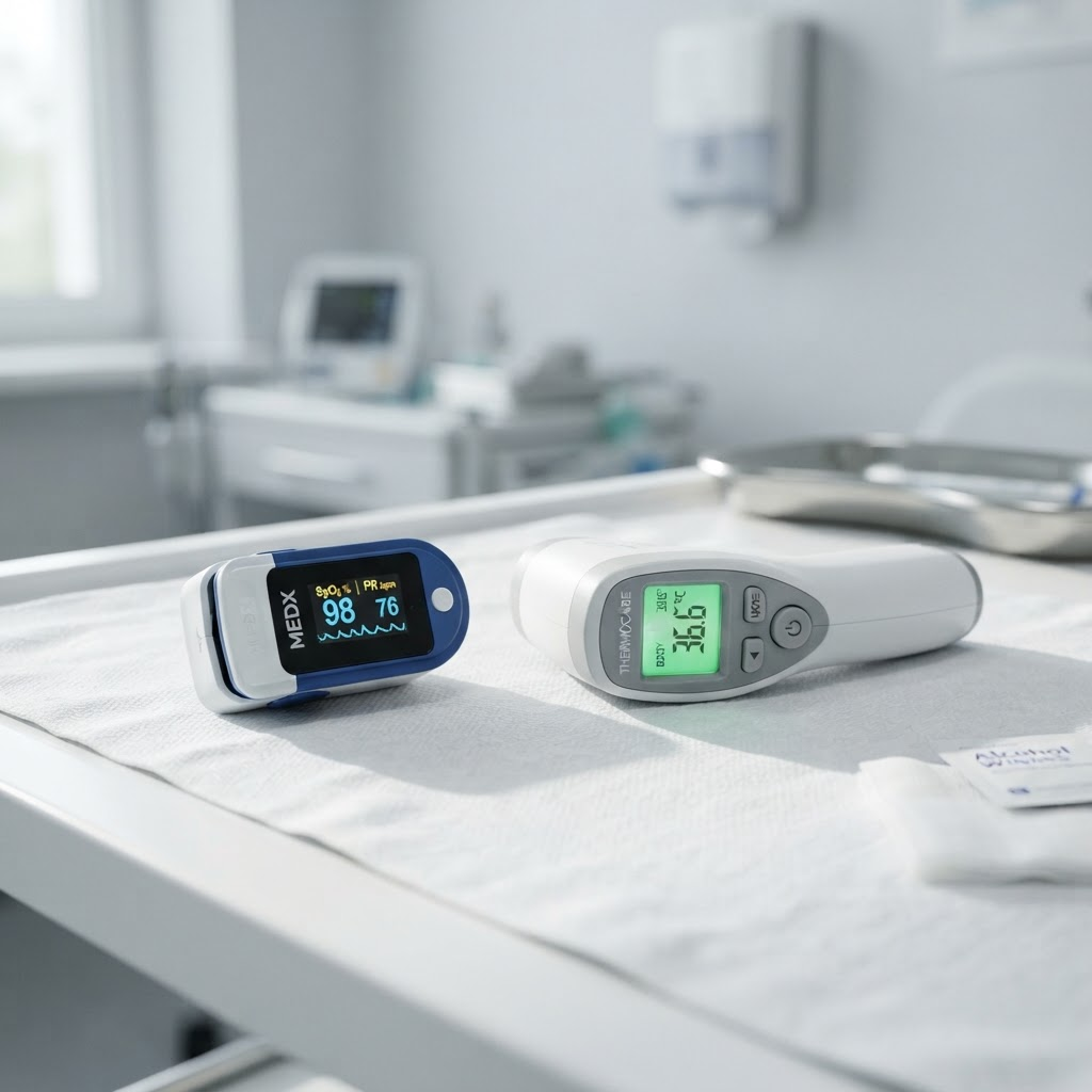 Pulse Oximeter & Thermometer
