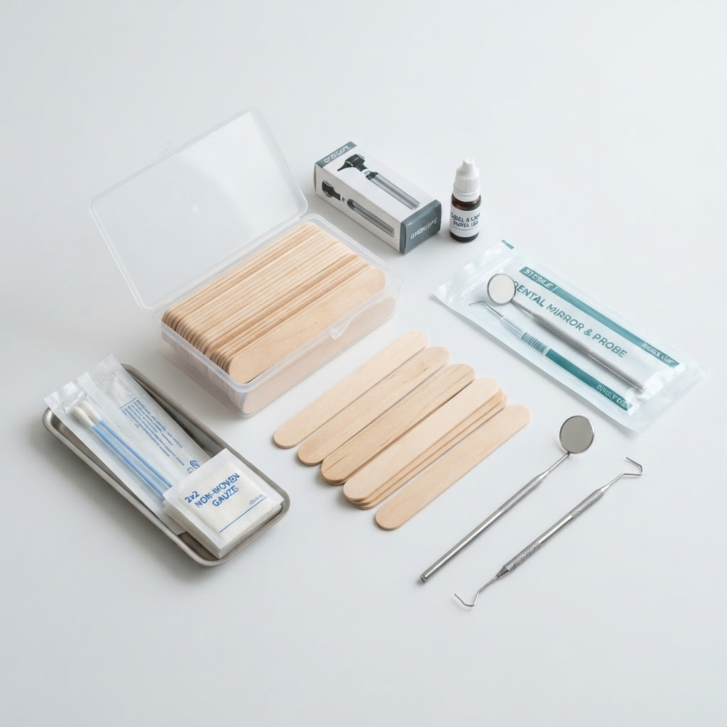 Tongue Depressors & Examination Kits