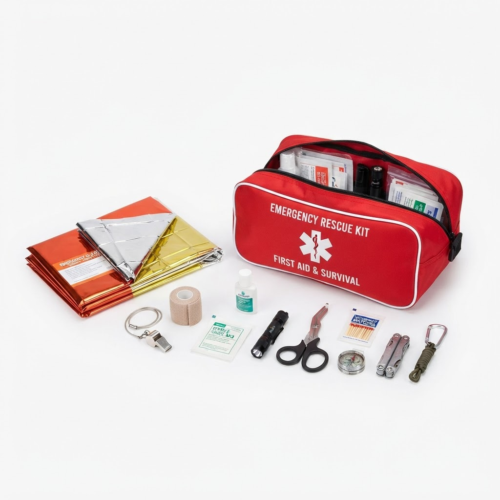 Emergency Blanket & Rescue Kit